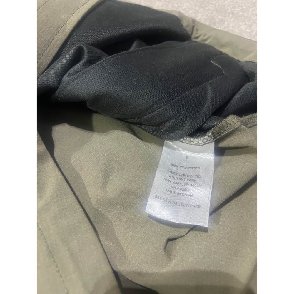 Free Country Mens Softshell Vest Olive Green Small Full Zip Outdoor Hiking  (29) - Picture 7 of 7